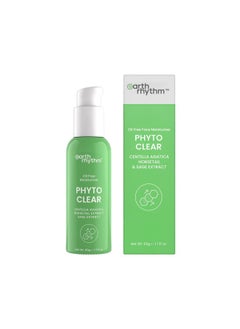 Earth Rhythm Phyto Clear Oil Free Moisturizer, Hydrates & Moisturize skin, for Acne & Redness with Centella Asiatica, Sage Extract, for Oily & Acne Prone Skin, Men & Women - 50 ML  - Image 1