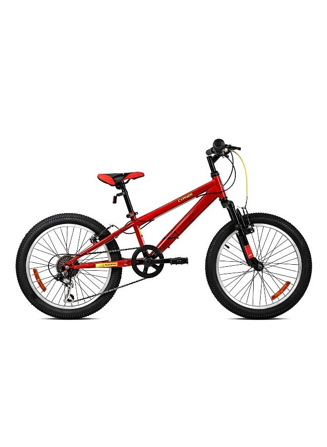 Spartan دراجة سبارتان سايفر MTB للفتيات (20 بوصة، أحمر لافا) - Image 1