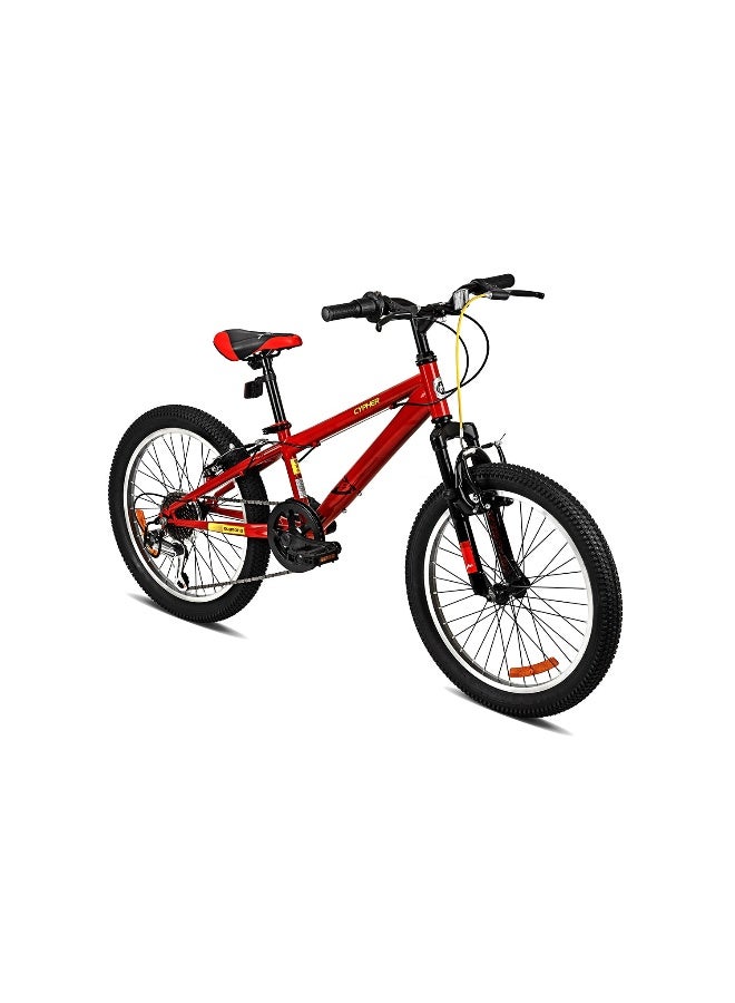 Spartan دراجة سبارتان سايفر MTB للفتيات (20 بوصة، أحمر لافا) - Image 2