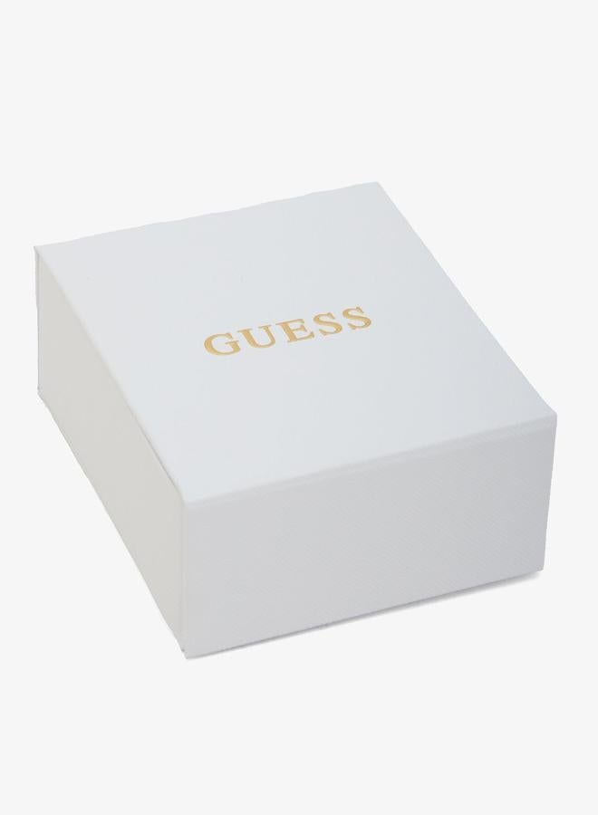 GUESS Crystal Double Hoop Earrings - Image 4