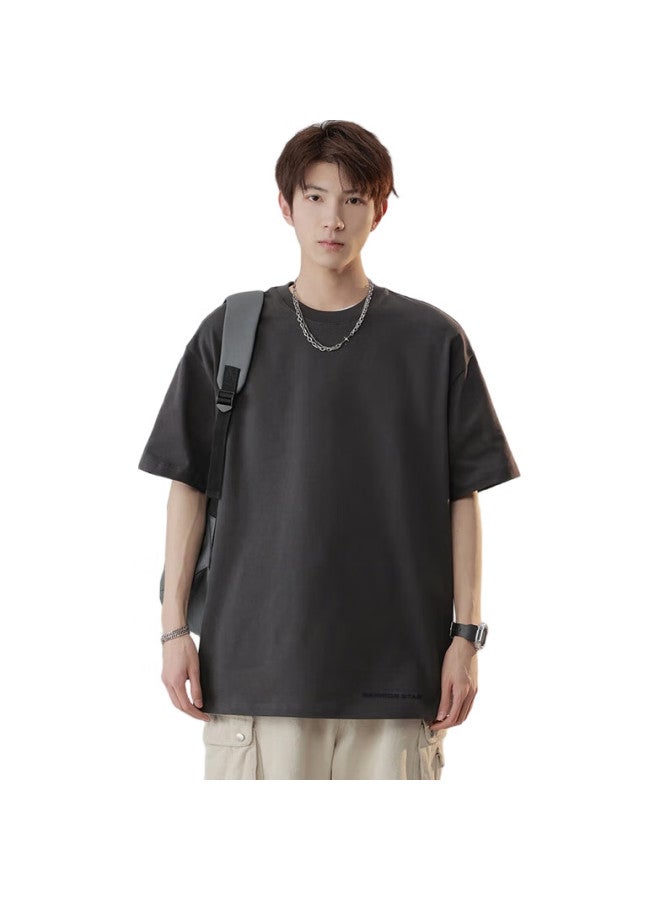 Pull Back Warrior Short Sleeve T-Shirt Men'S Cotton Round Neck Printed Base Shirt Men'S Summer Fashion Casual All-Match Top Breathable Men'S Clothing - Image 1