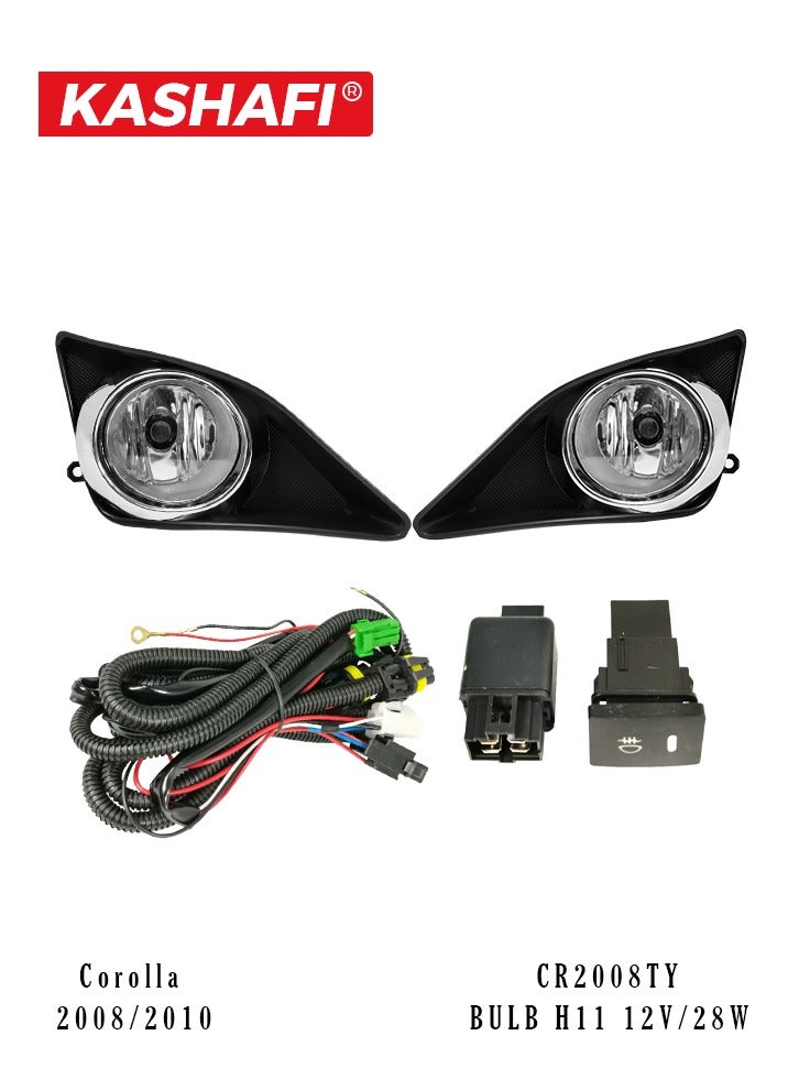 Toyota Corolla 2008-2010 Fog Lamp Kit - IP67 Waterproof with H11 Bulb, Easy Fit - Image 1