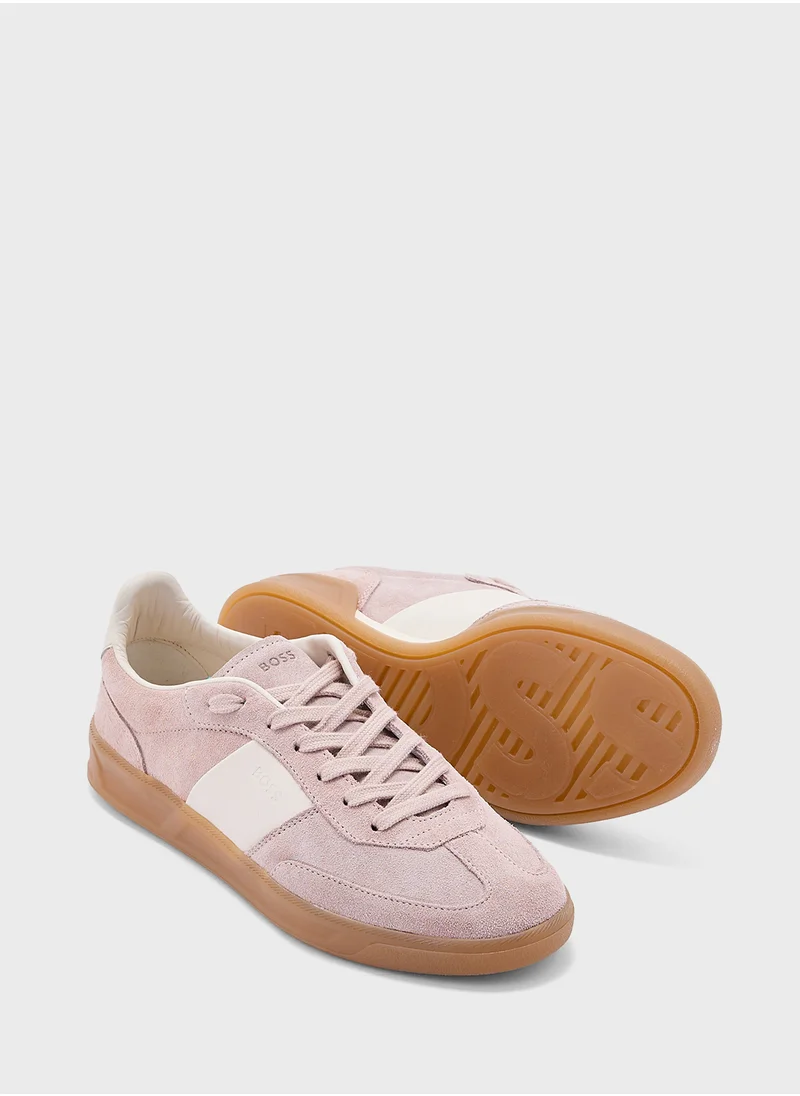 BOSS Lace Up Low Top Sneakers