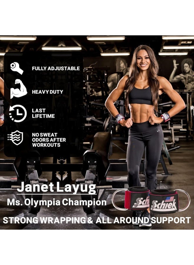 Schiek Ankle Straps Red - Image 4