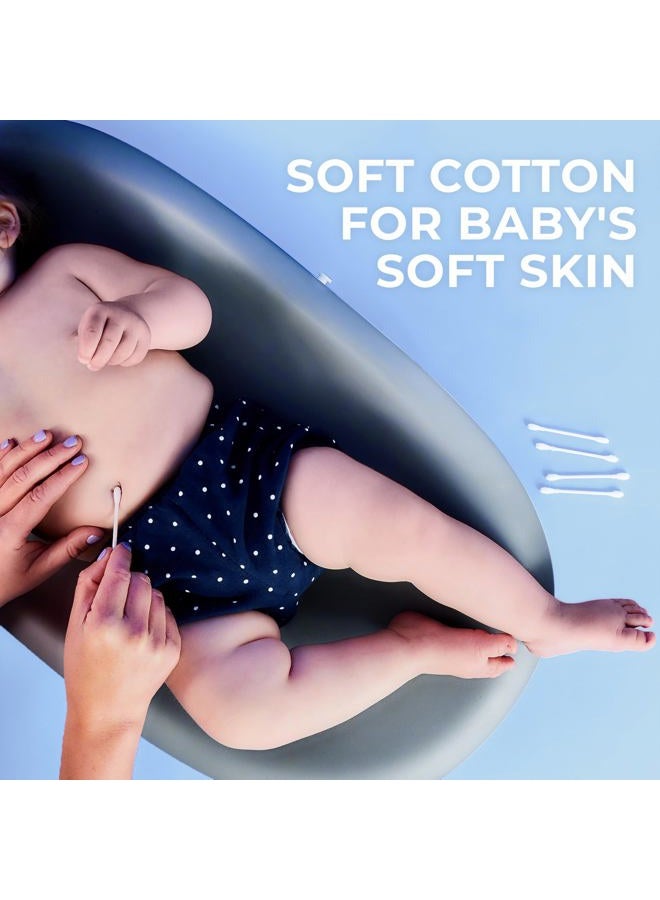 Q-tips Cotton Swabs For Hygiene and Beauty Care Original Cotton Swab Made With 100% Cotton 375 Count - Image 5