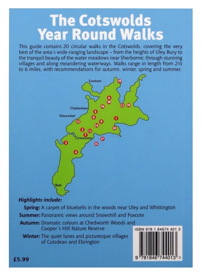 The Cotswolds Year Round Walks: 20 circular walks for spring, summer, autumn and winter