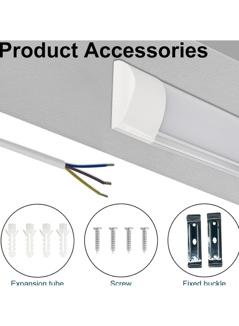 أنبوب إضاءة باتن LED بقوة 80 واط، مقاس القطع 120 سم، بدرجات حرارة لونية 3000K/4000K/6500K، عمر طويل، مناسب لغرف المعيشة وغرف النوم – K.ray.  - Image 2