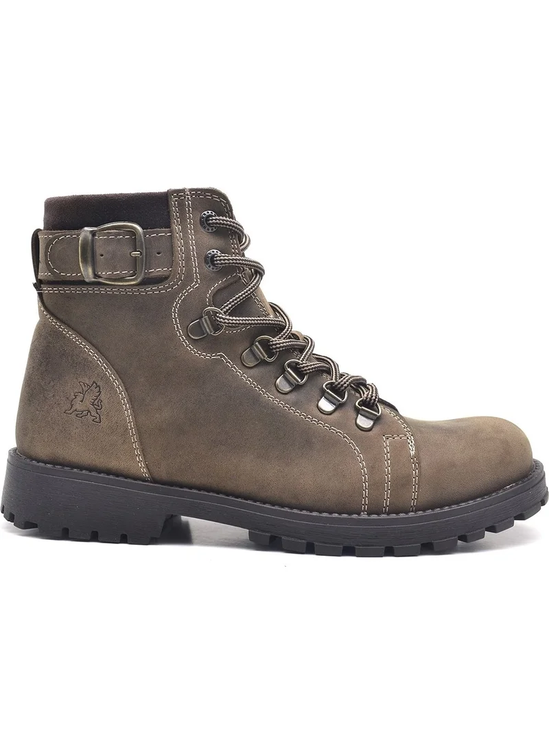 راكر Griffon Leather Sand Zipper Winter Boots