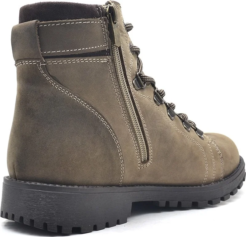 راكر Griffon Leather Sand Zipper Winter Boots