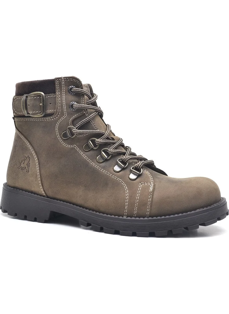 راكر Griffon Leather Sand Zipper Winter Boots