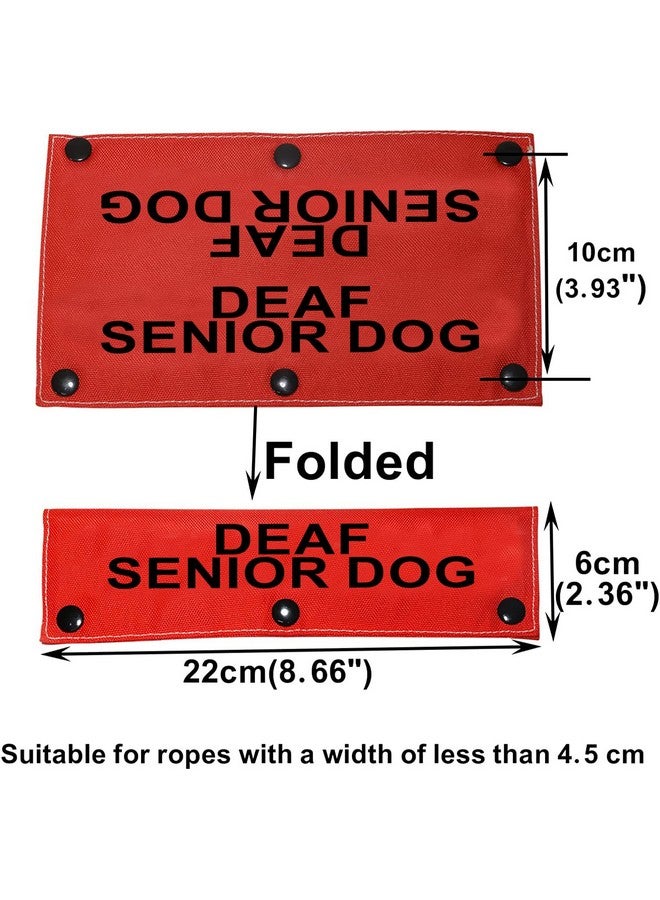 BLUPARK Hearing Impairment Dog Leash Sleeve Deaf Senior Dog Dog Leash Sleeve Use On Special Needs Dog (Deaf Senior Dog-Sleeve) - Image 2