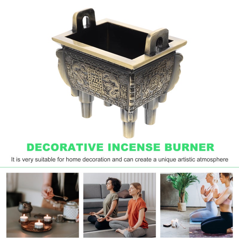Retro Incense Burner Zinc Alloy Incense Burner Delicate Stove - Image 4