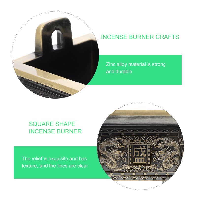 Retro Incense Burner Zinc Alloy Incense Burner Delicate Stove - Image 2