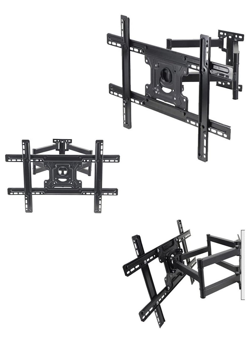 VITION TV Wall Mount Bracket Full Motion TV Mount for 42 To 75 Inch Screen - Wall Bracket Capacity Up To Max 50kg (CP602) Black - Image 2