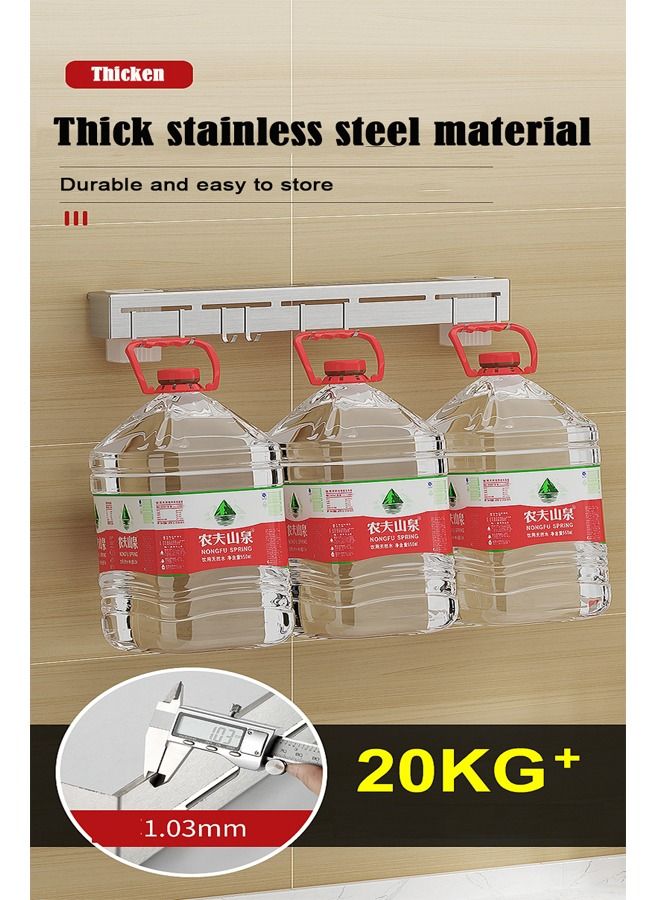 fashionhome Stainless Steel Wall Mounted Knife Storage Rack - Image 2