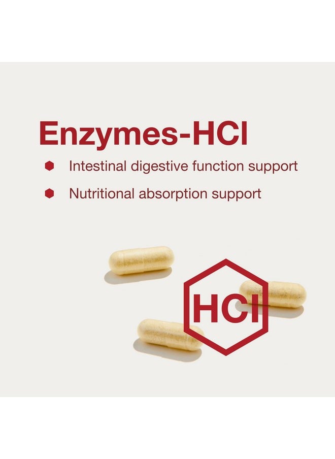Protocol For Life Balance - Protocol Enzymes-HCl - Digestive Enzymes with Bromelain* - Full Spectrum of Proteases - Digestion Supplement* - Soy & Dairy Free - 120 Capsules - Image 1