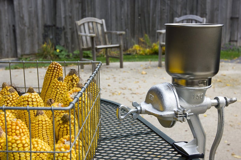 CHARD GM-150 Grain Mill, Tin Coated Cast Iron,Silver - Image 5