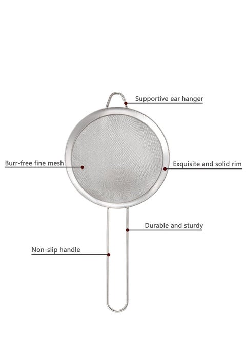 Strainer strainer for purifying vegetables, drinks and oil - stainless steel - multi-use