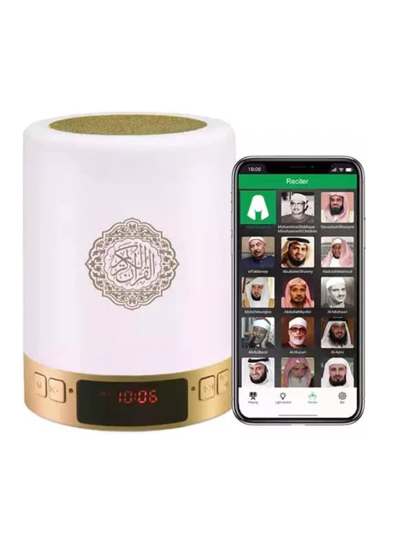 ELTRAZONE Muslim Bluetooth Quran Speaker Lamp Time Display Azan Clock Islamic Gift Set Muslim Speaker - Image 1