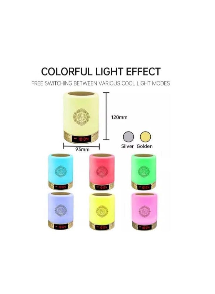 ELTRAZONE Muslim Bluetooth Quran Speaker Lamp Time Display Azan Clock Islamic Gift Set Muslim Speaker - Image 3