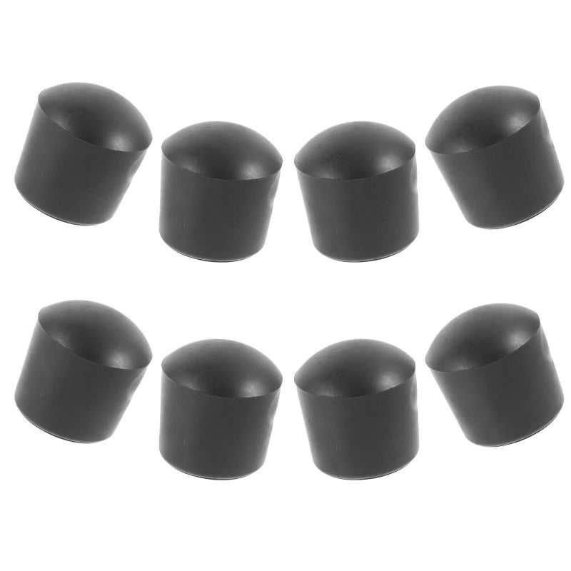 8 PVC Foosball Rod Plugs Football Table End Cap Protective Cover Metal Tube Set - Image 2