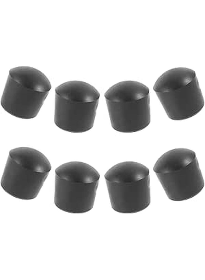 8 PVC Foosball Rod Plugs Football Table End Cap Protective Cover Metal Tube Set - Image 1