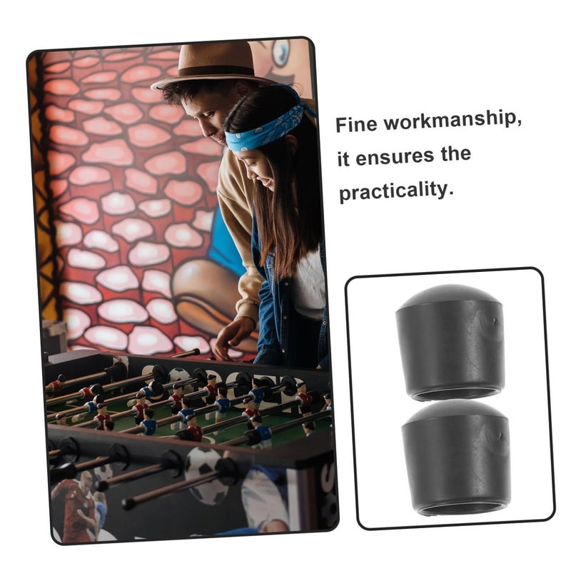 8 PVC Foosball Rod Plugs Football Table End Cap Protective Cover Metal Tube Set - Image 5