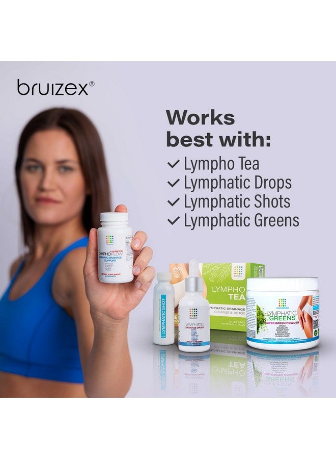 Bruizex Lympho Flow Lymphatic Drainage Supplement, Supports Lymphatic System Health, Liposuction, BBL, 360 Lipo, Tummy Tuck & Lymphedema Post Surgery Recovery, Made with Qercetin, 60 Capsules - Image 5