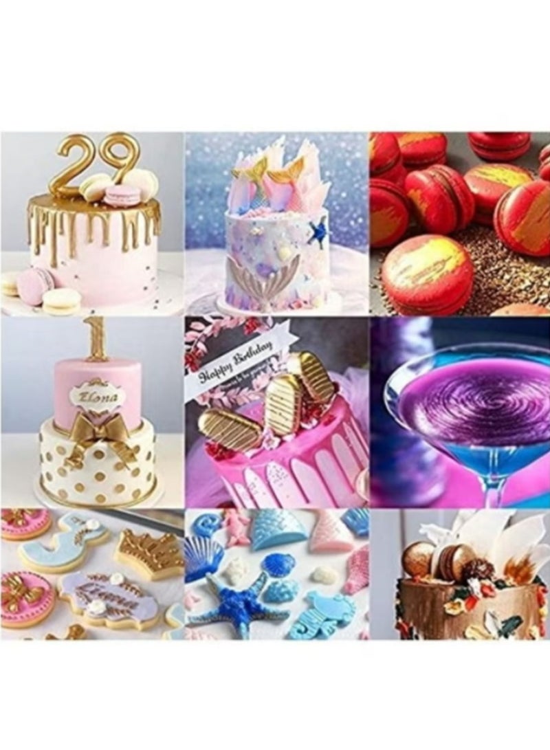 15g Baking decoration powder & Dust Food-Grade Luster Dust Powder for Cake Fondant - Chocolate Decoration - Image 5