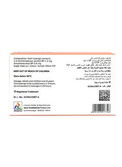 LOZZYS Lozzys Orange Lozenges, Fast Effective Relief from the Symptoms of Sore Throats, 24 Lozenges  - Image 5