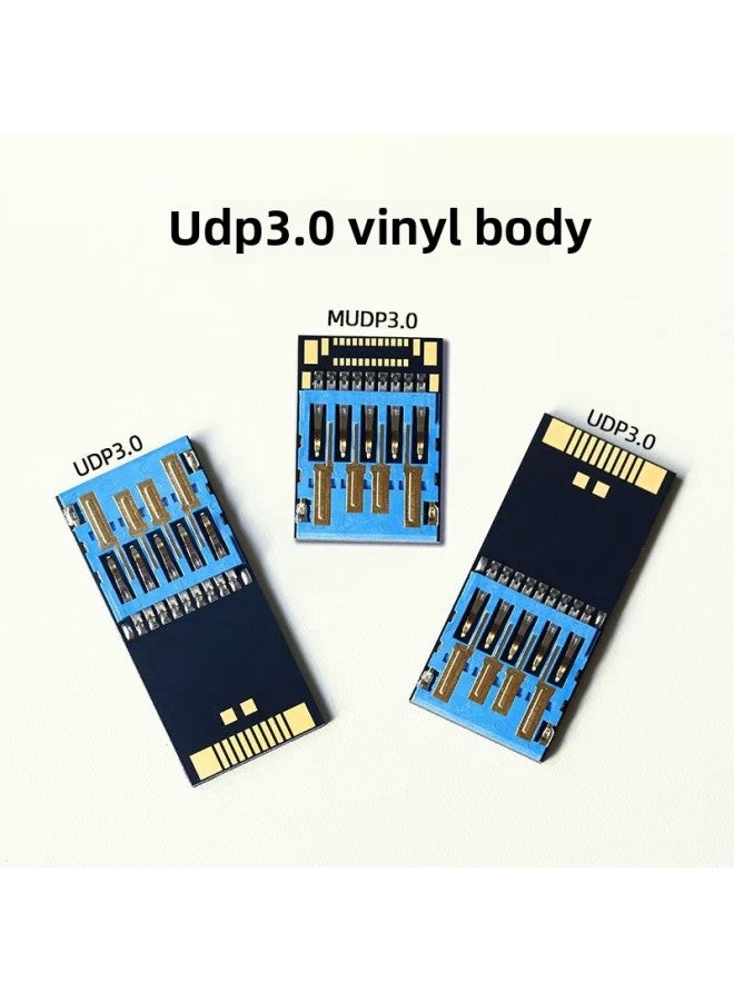 U Disk Black Colloid UDP Full Capacity 32GB High-speed Semi-finished U Disk Chip USB 64GB3.0 Black Colloid-Color:Long Version 3.0-Capacity:32GB  - Image 5