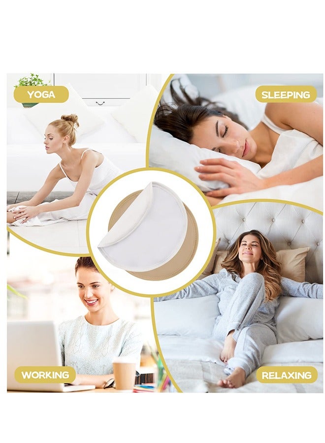 Pack Of 4 Castor Oil Wrap Organic Cotton Breast Pads, Bamboo Cotton Reusable Washable - Image 4