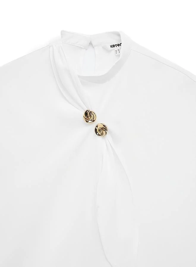 Koton  Sleeveless Satin Blouse for Women | Best Price UAE
