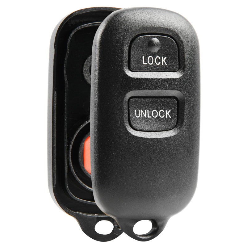 Key Fob Keyless Entry Remote Shell Case Pad fits Toyota 19992001 Camry 20032008 Corolla 19982003 Sienna 19992003 Solara