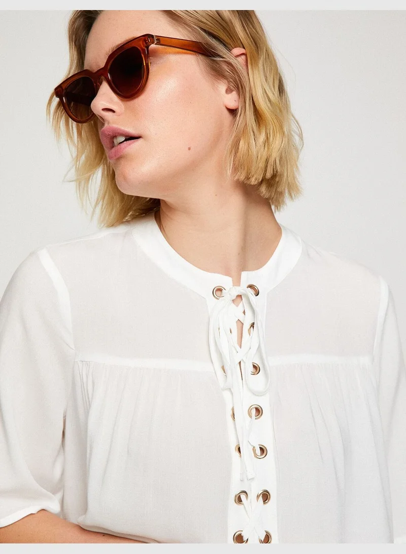 KOTON Classic Collar Blouse