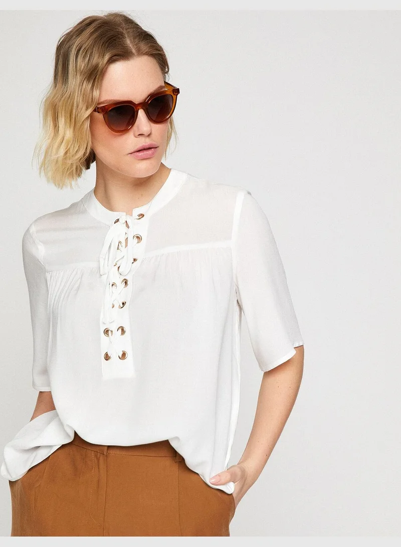 KOTON Classic Collar Blouse