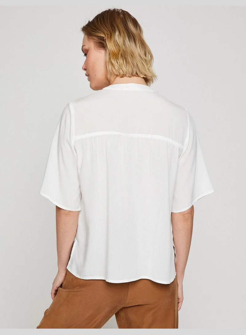 KOTON Classic Collar Blouse