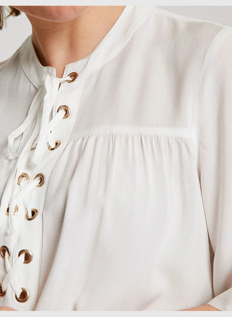 KOTON Classic Collar Blouse