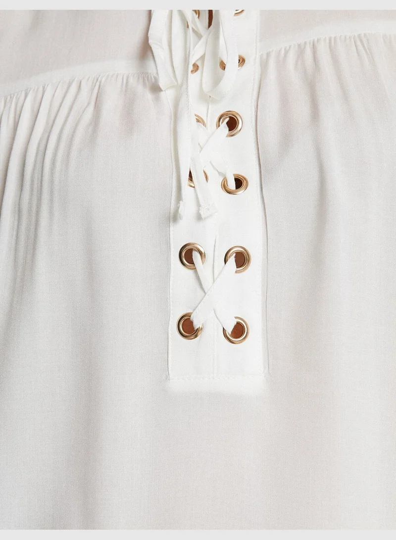 KOTON Classic Collar Blouse