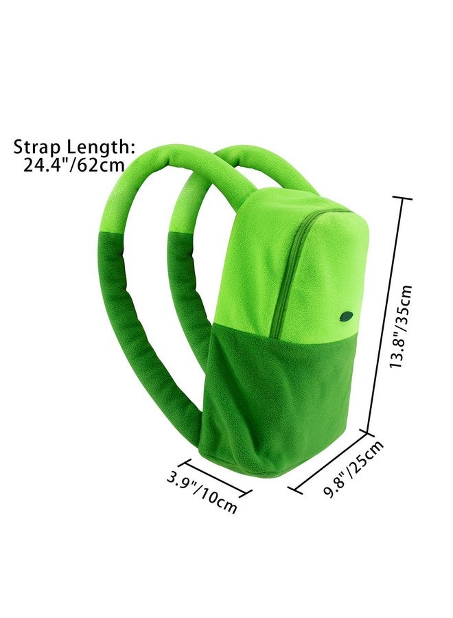 دازكوس حقيبة ظهر DAZCOS خضراء لشخصية أنمي كرتونية للجنسين حقيبة إكسسوارات أزياء تنكرية للاستخدام اليومي للبالغين (أخضر) - Image 3