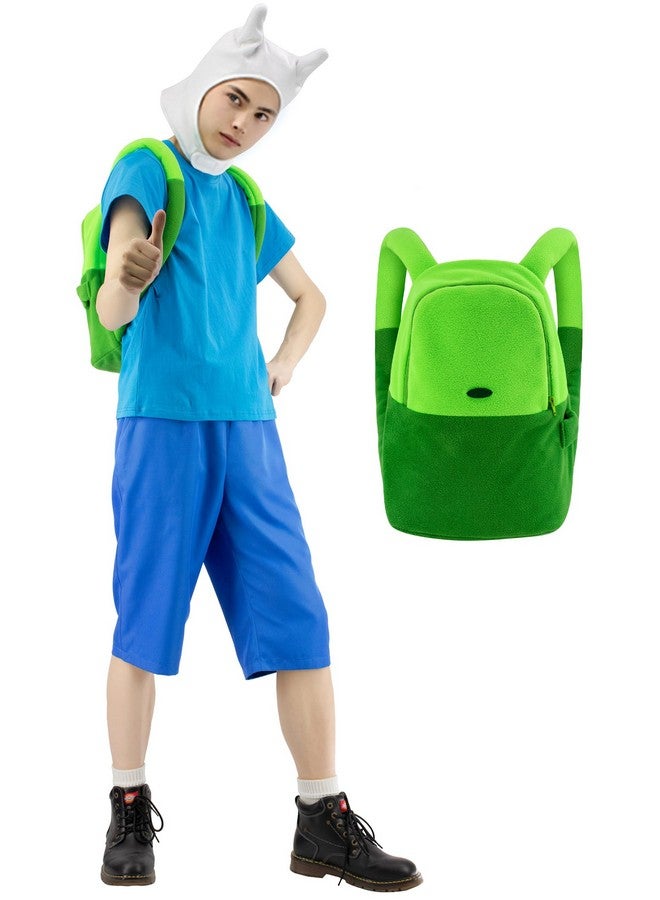 دازكوس حقيبة ظهر DAZCOS خضراء لشخصية أنمي كرتونية للجنسين حقيبة إكسسوارات أزياء تنكرية للاستخدام اليومي للبالغين (أخضر) - Image 5