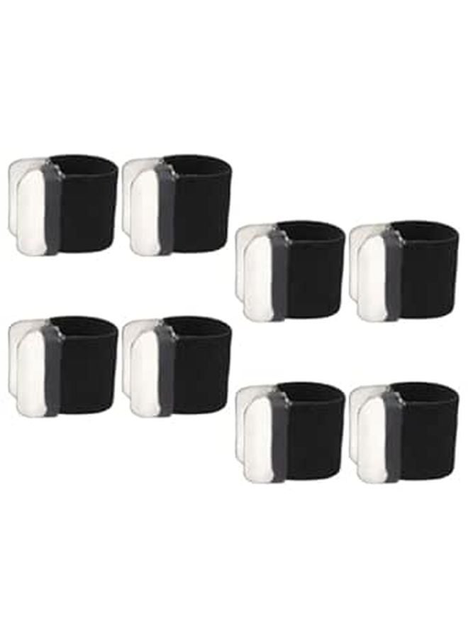 Bunion Corrector Spacer 4 Pairs Black Large Size Reusable For Men And Women - Image 1