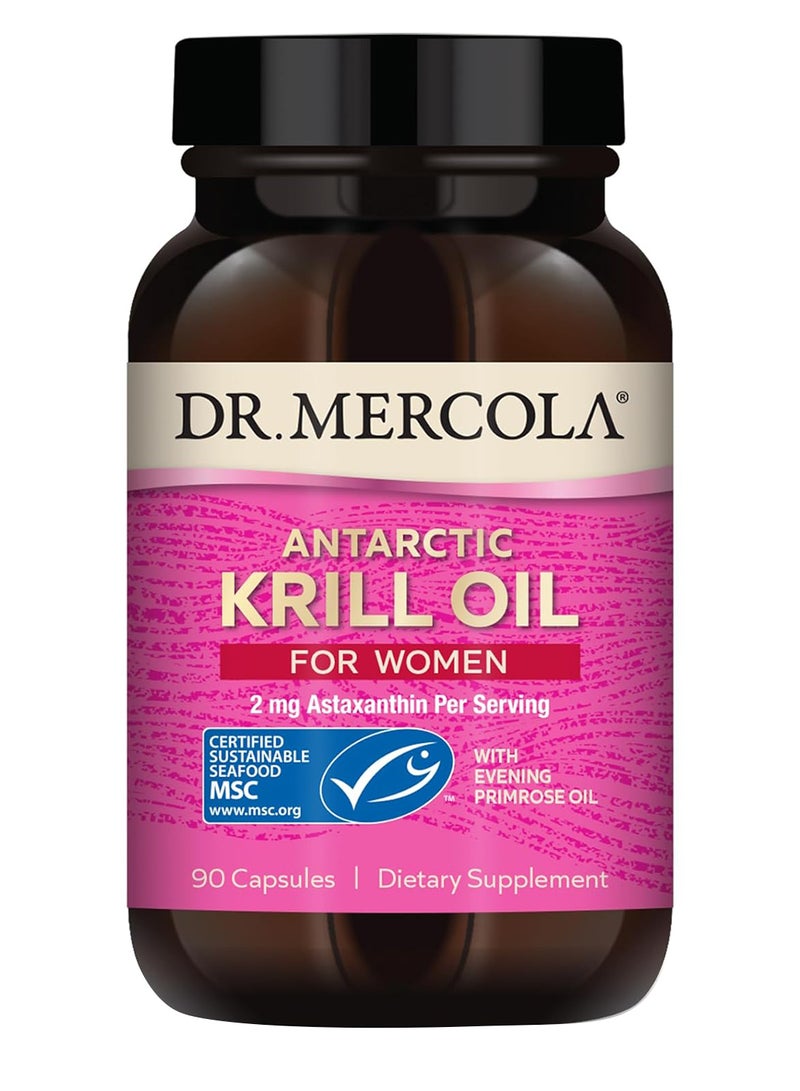 Dr. Mercola Krill Oil For Women 90 Capsules  - Image 1
