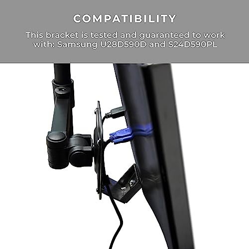 HumanCentric VESA Mount Adapter Bracket for Samsung Monitors U28D590D and S24D590PL - Image 2