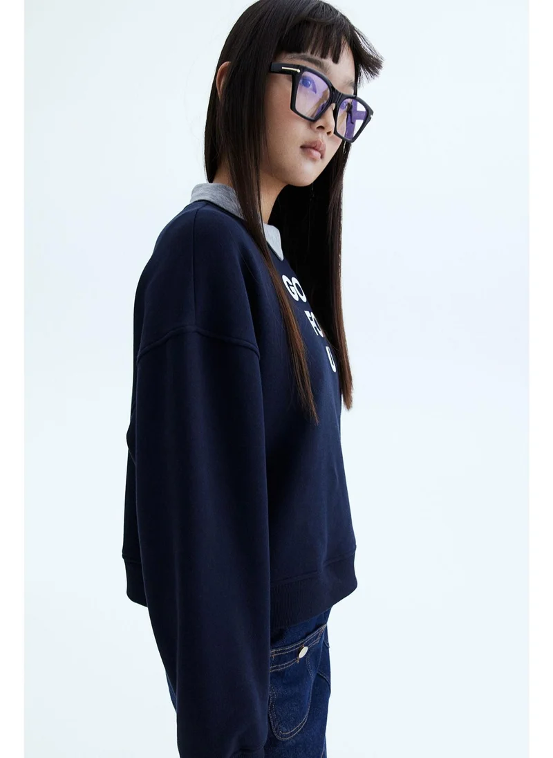 H&M Printed sweatshirt