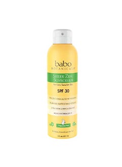 Babo Botanicals Sheer Zinc Continuous Spray Sunscreen Spf 30 With 100% Mineral Active, Nonnano, Waterresistant, Reeffriendly, Fragrancefree, Vegan, For Babies, Kids Or Sensitive Skin 6 Oz.  - Image 2