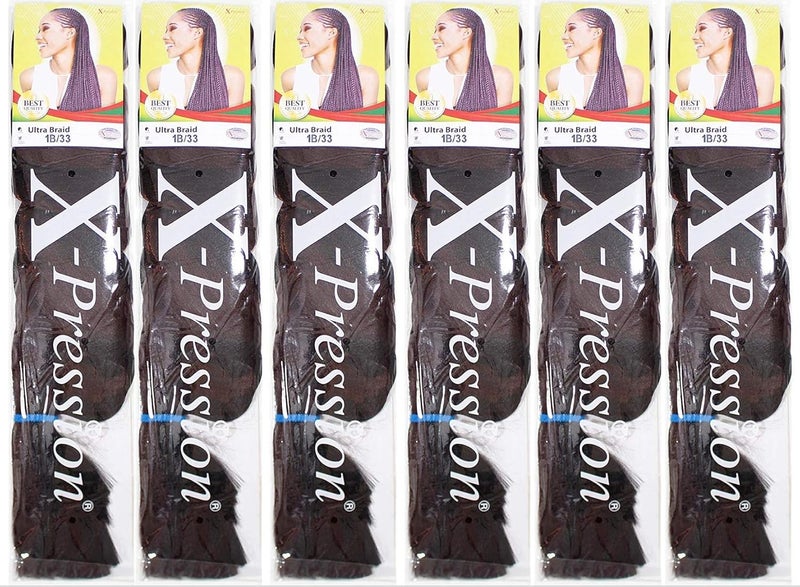 XPRESSION Ultra Braid Hair Extension Color 33 6 PCS Offer