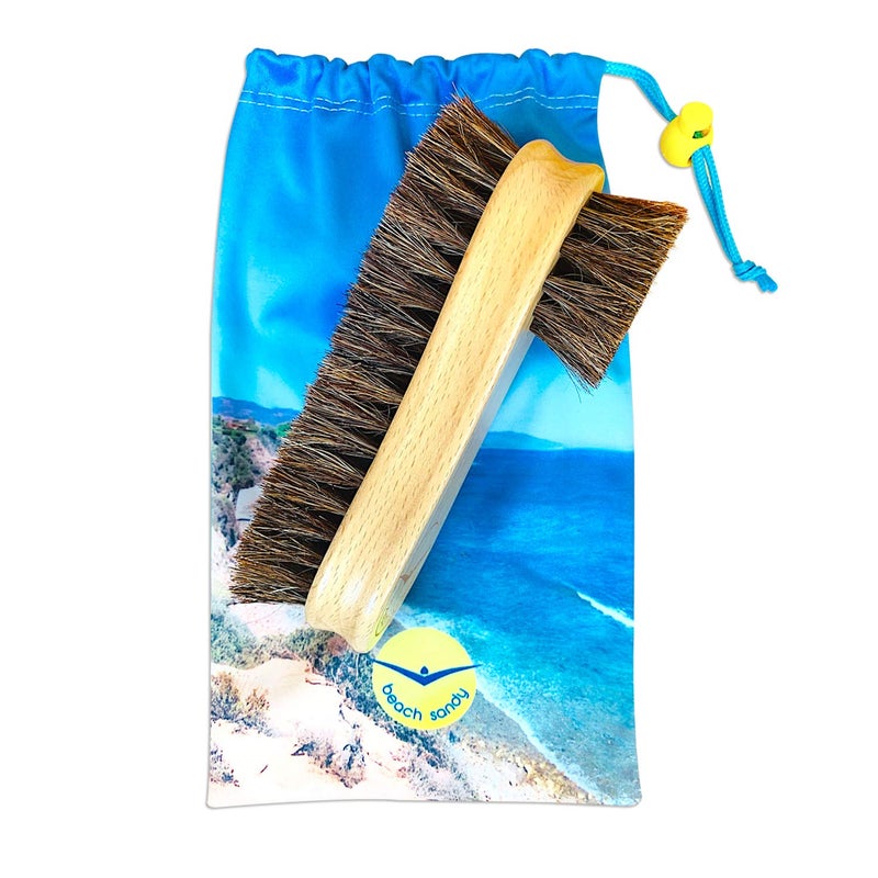 Beach Sand Remover 2 in 1 Sand Off Brush Beach Vacation Surfing Accessories Ocean  Lakeside Sports Recreation  Eco Friendly