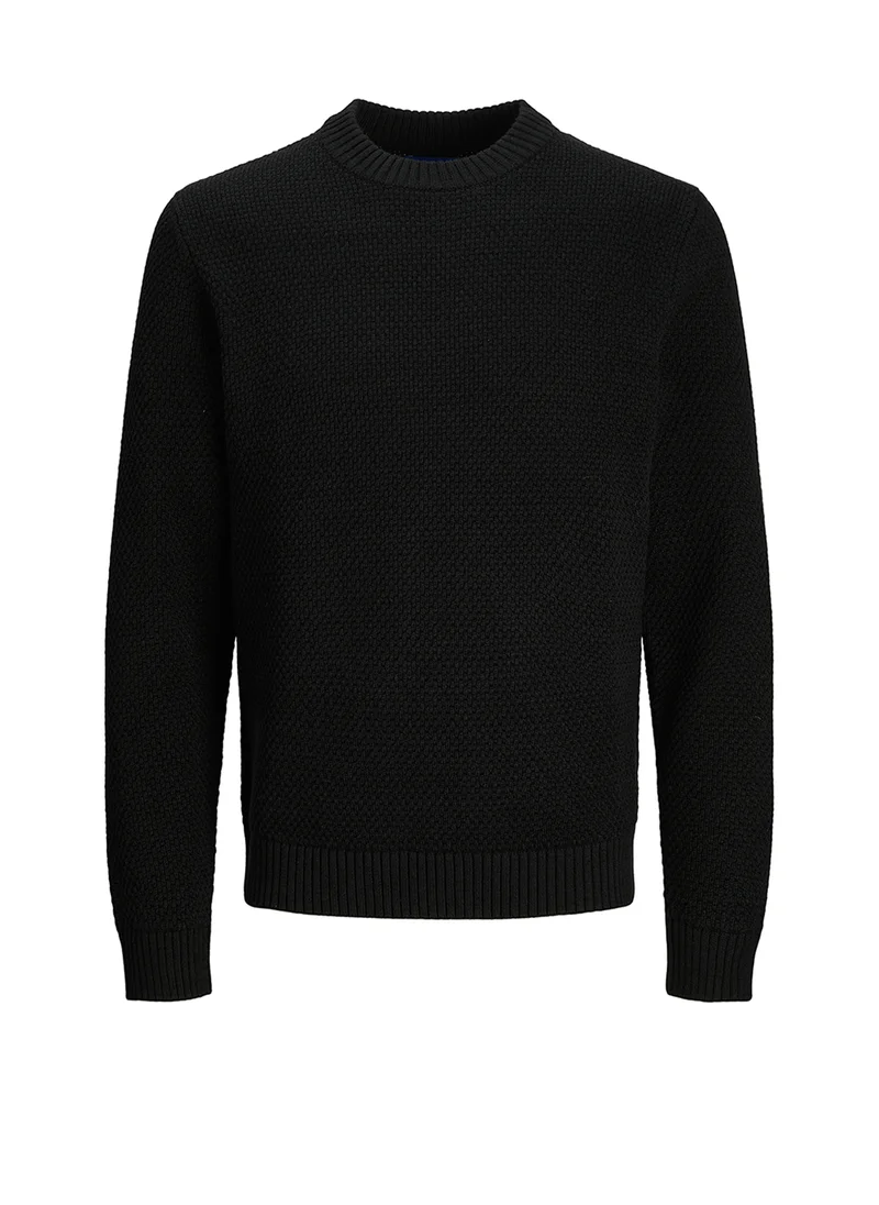 JACK & JONES Crew Neck Striped Sweater