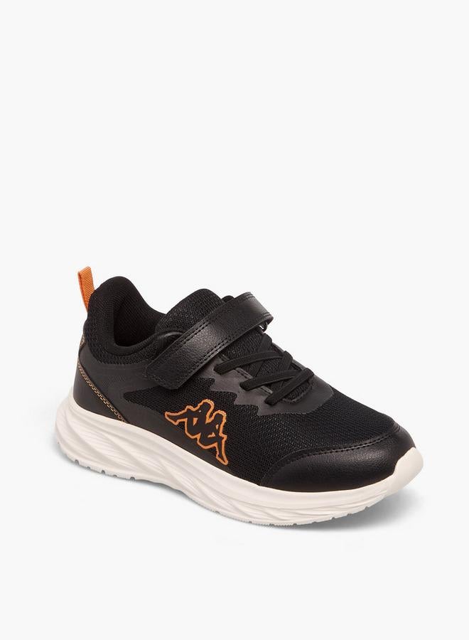 Kappa Boys Logo Design Hook & Loop Sports Shoes - Image 2